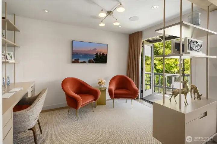 Office is just off the living room. Office is just off the living room.