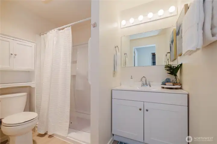 Updated bathroom Updated bathroom