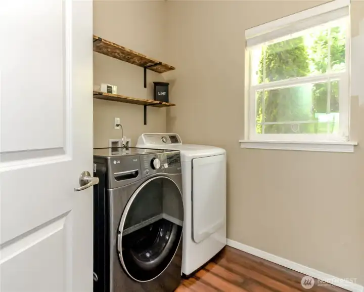 Laundry room on main floor Laundry room on main floor