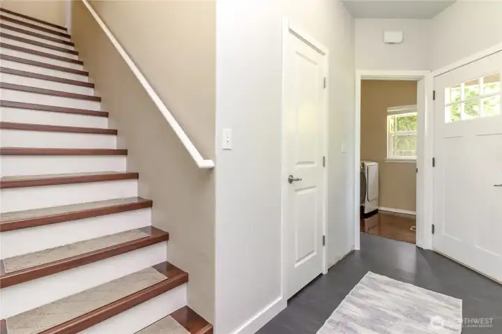Staircase to upstairs rooms Staircase to upstairs rooms