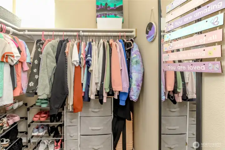Walk in closet in bedroom 1 Walk in closet in bedroom 1