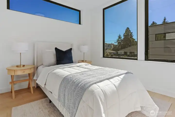 Third Upper Level Bedroom. Three Bedrooms/2 Baths on Second Level