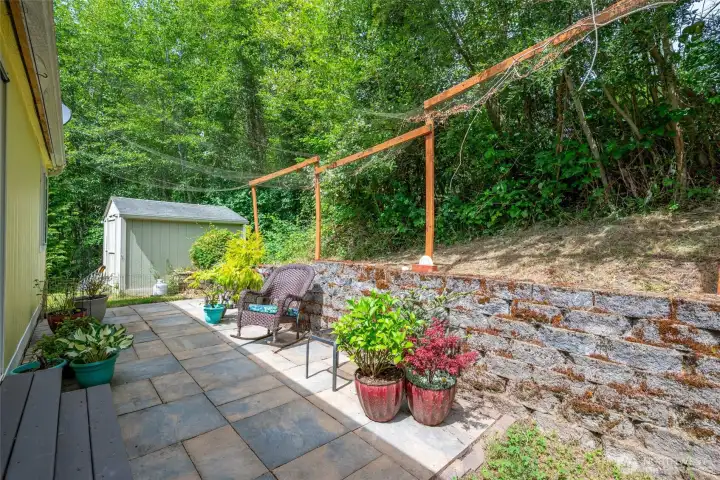 Rear patio