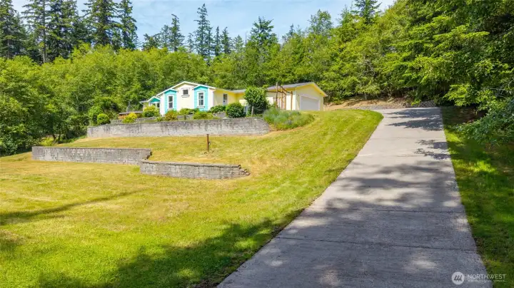 Ample parking for guests