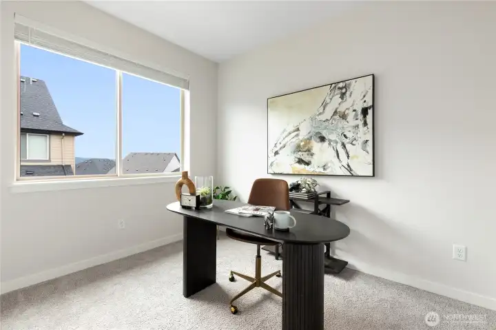 Double wall construction between units offers added sound separation