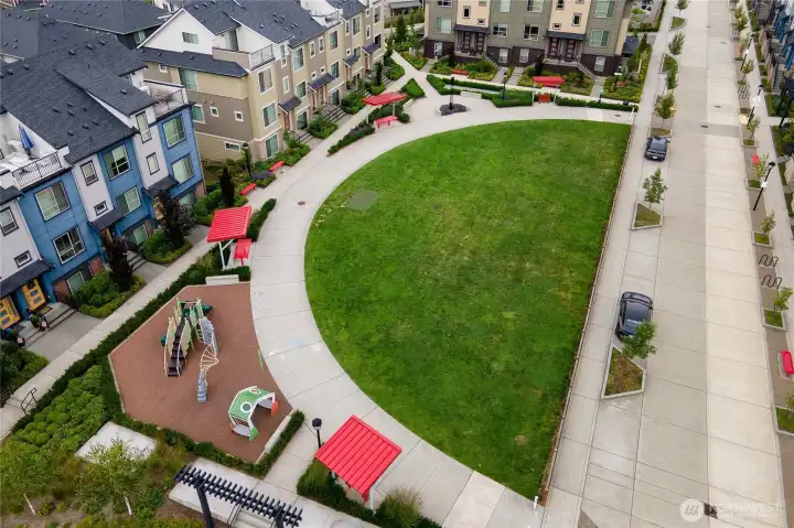 Convenient access to community parks.