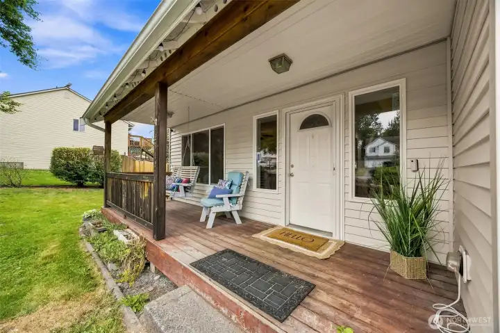 Covered porch