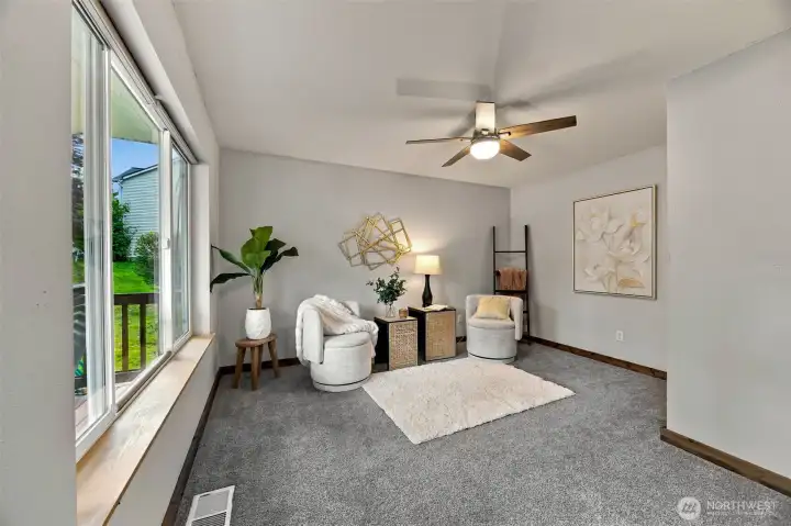 Inviting front living room