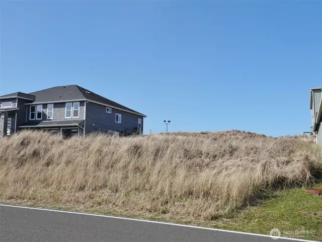 Front of the lot.