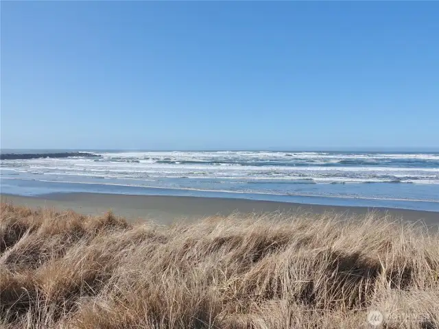 Watch the crashing waves of the Ocean.