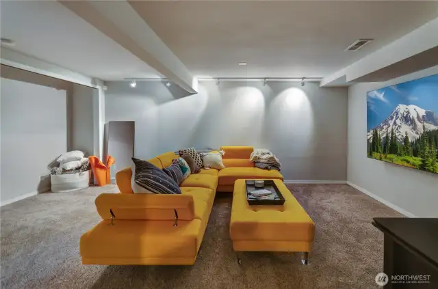Lower level family room