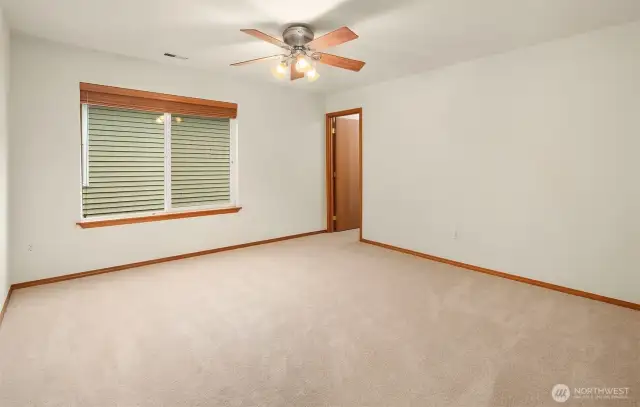 Bedroom #5 with a large walk-in closet and plenty of room to relax.