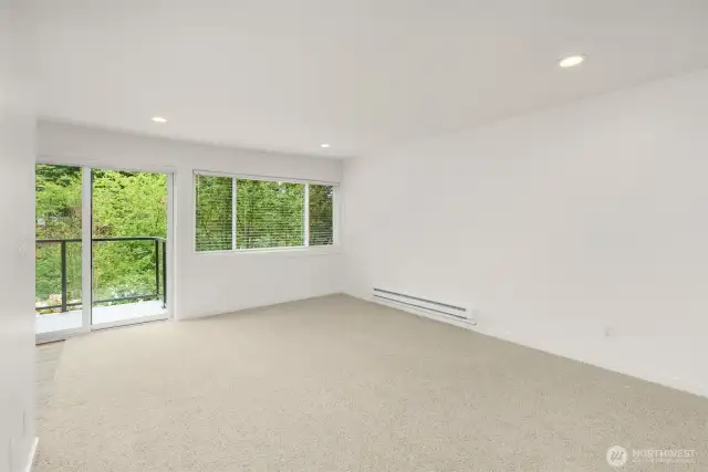 Living room with lots of natural light