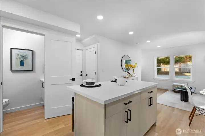 Kitchen Island View 2