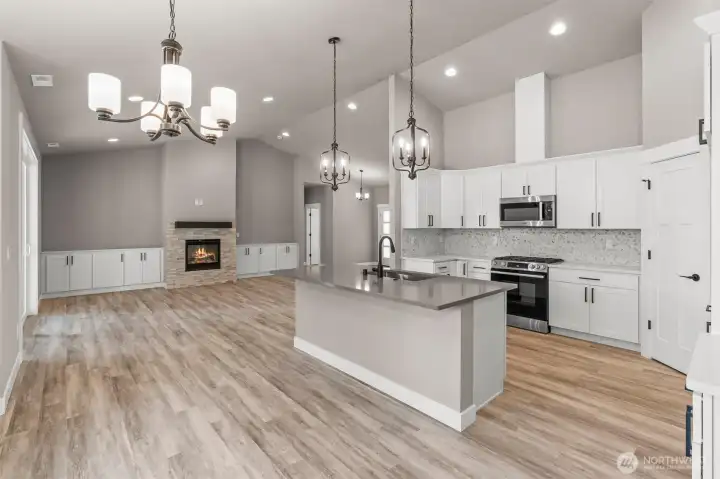 Breakfast Nook Adjoins Spacious Kitchen