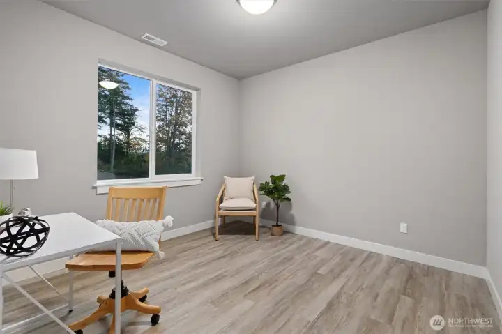 Home Office/Den with Closet