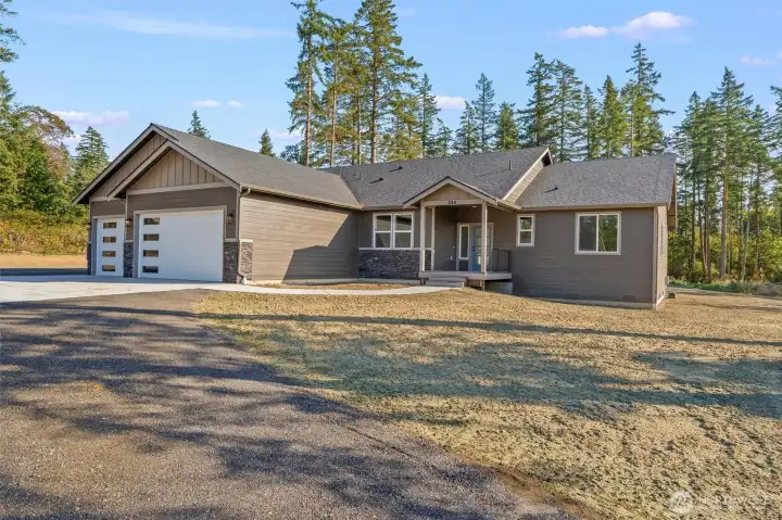Gorgeous New Construction 3 Bed, 2.5 Bath Home Set Upon 2 Acres Located on North Camano Island