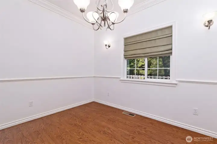Formal dining room.