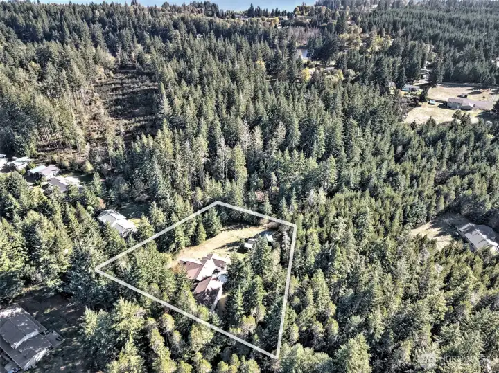 Notice the proximity to the water at the top of the shot.