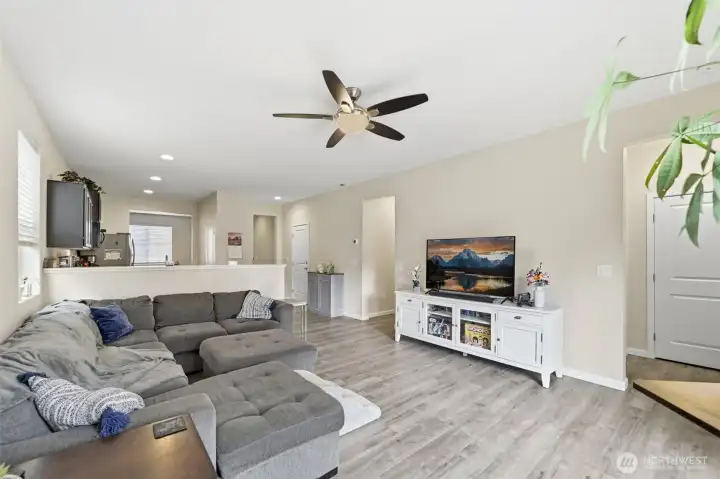Living Room; View From Sliding Door Leading to Patio