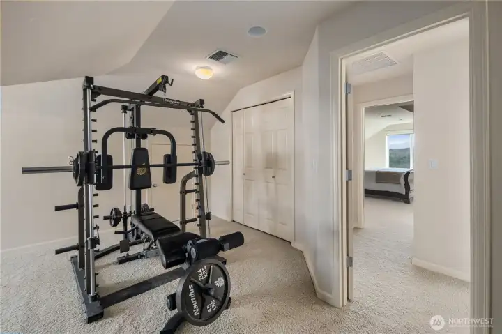 Exercise room or spacious bedroom