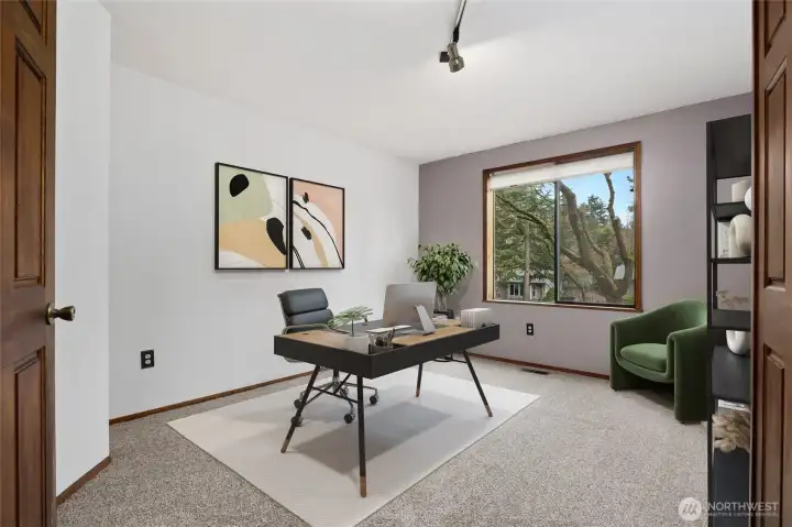 Large den/office on main floor. New carpet.
