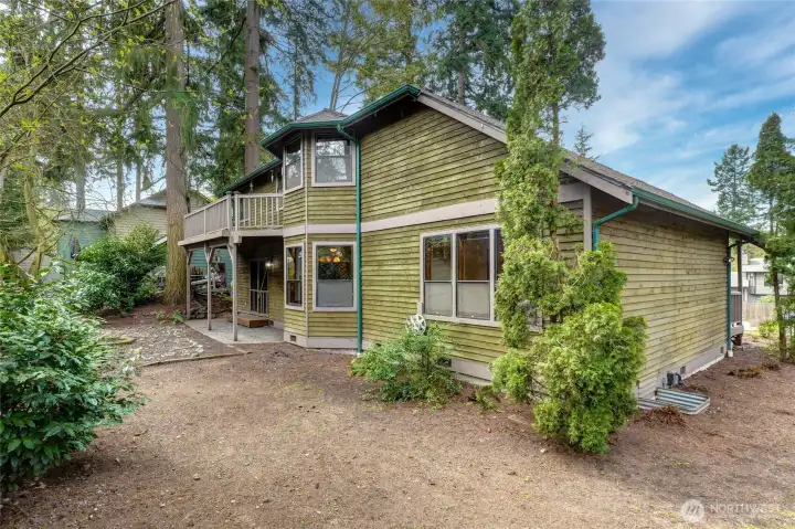 rear view of home