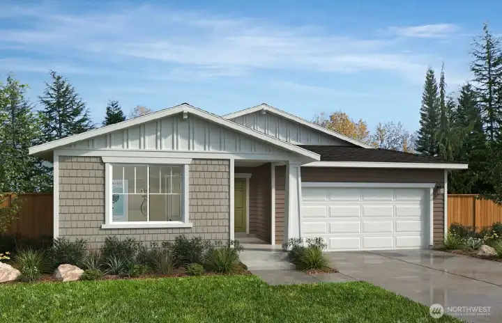 Not actual home, exterior option B shown.