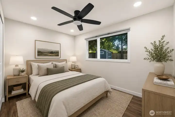 Bedroom 3 virtually Staged