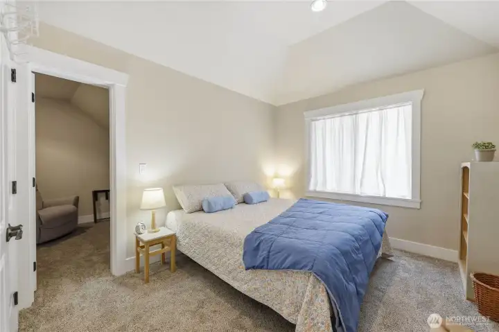 Bedroom #2 with closet and bonus room