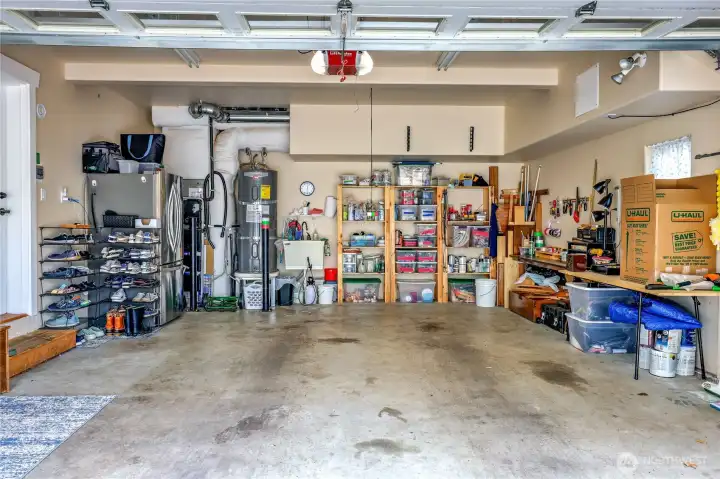 Great two car garage