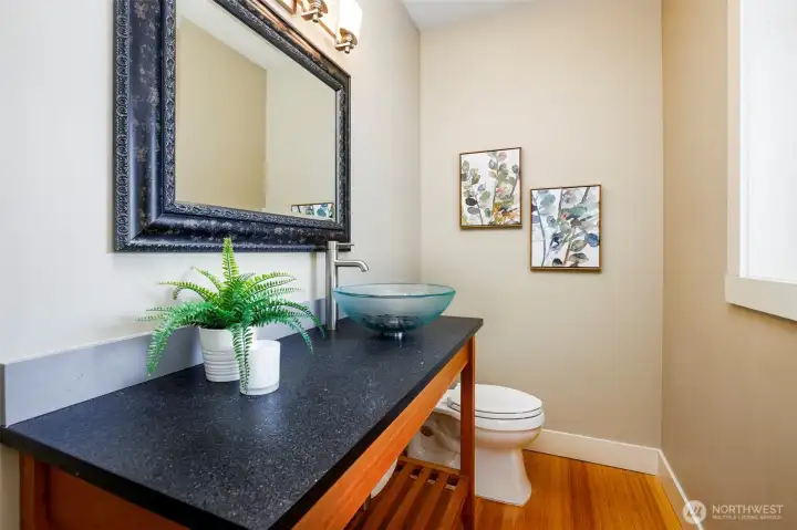Main Level Powder Room Main Level Powder Room
