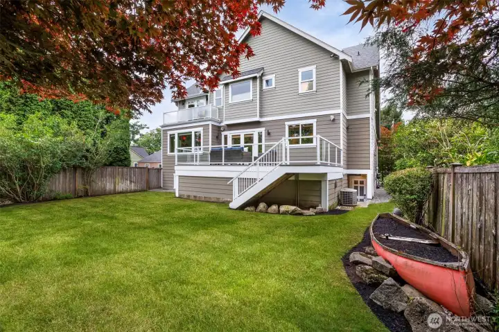 Large and Level Back Yard Large and Level Back Yard