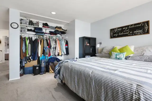 Includes a large closet (closet doors are in the home)