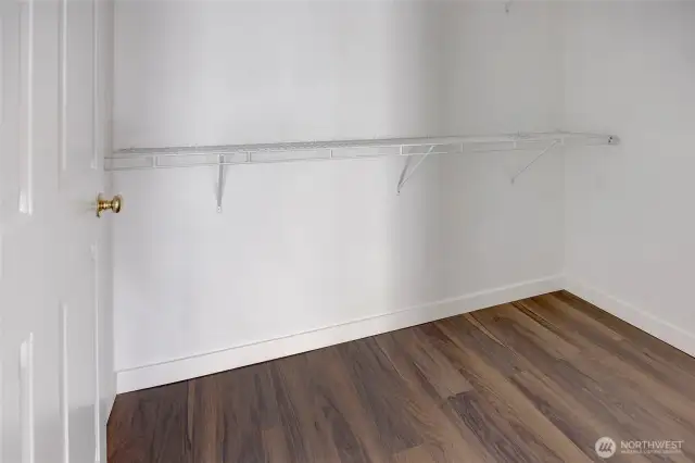 Huge walk-in closet!