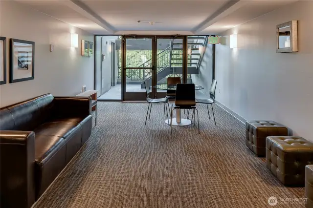Meeting Room that opens to upper beautiful courtyard.