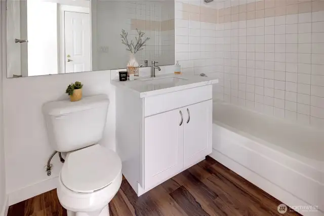 Large full bath.