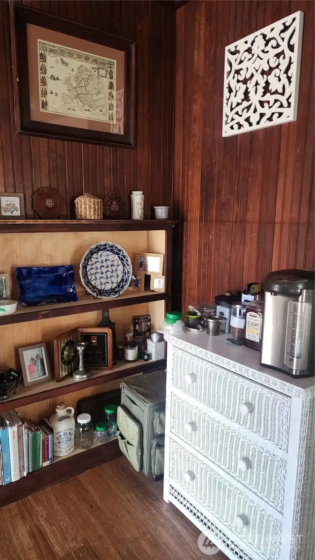vintage beadboard walls