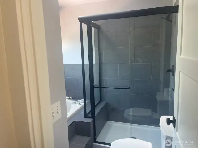 New Tile work and shower surround