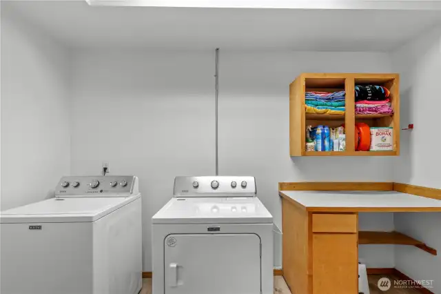 Washer and dryer included