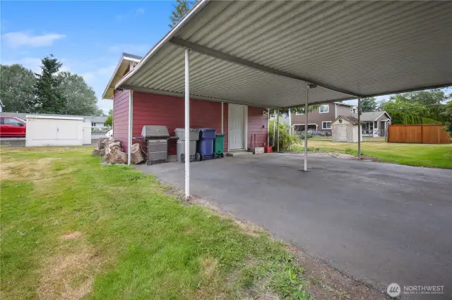 4 car tandem carport