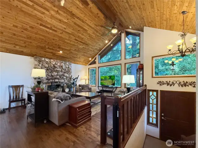 Upper level living area