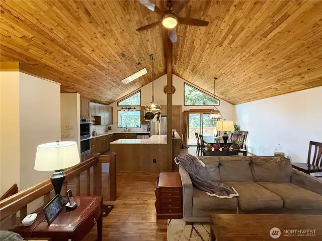 Open to kitchen