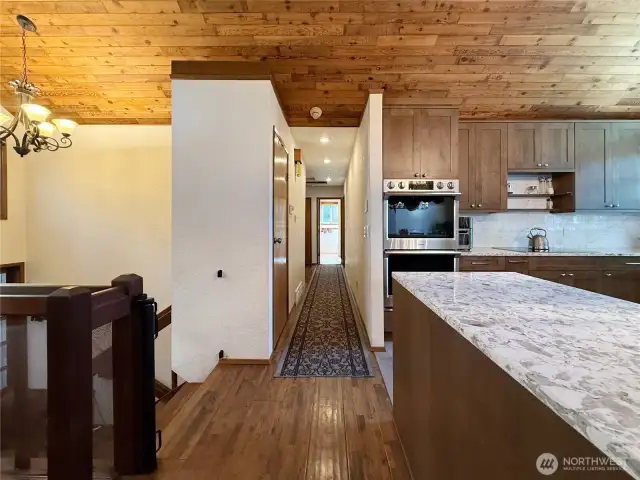 Hallway to upper bedroom