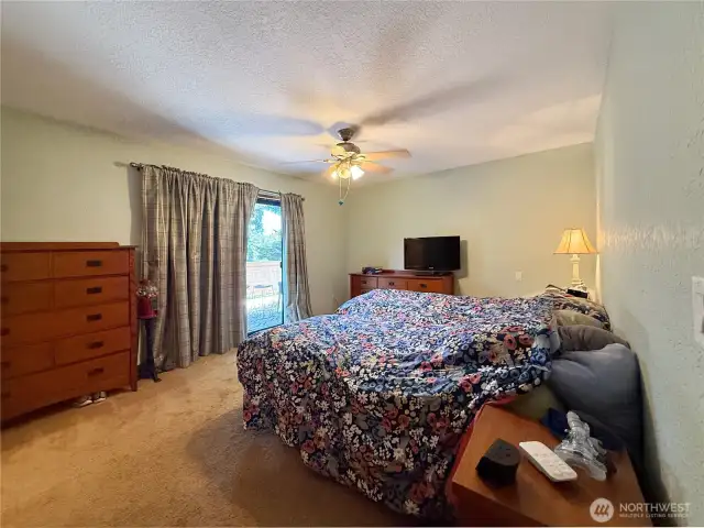 Primary bedroom with deck access