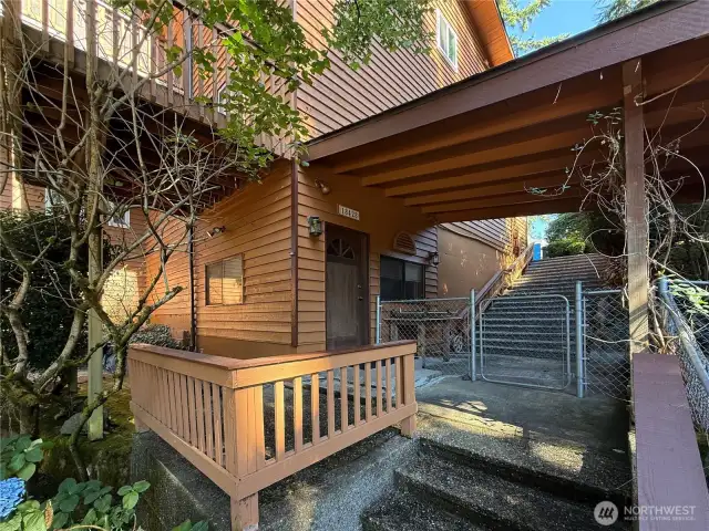 Lower level future apartment with private entrance