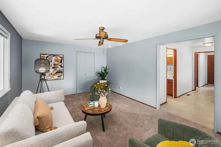 Tons of storage throughout this lovely home!