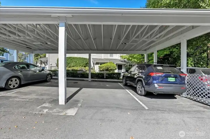 Carport, 1-car reserved parking