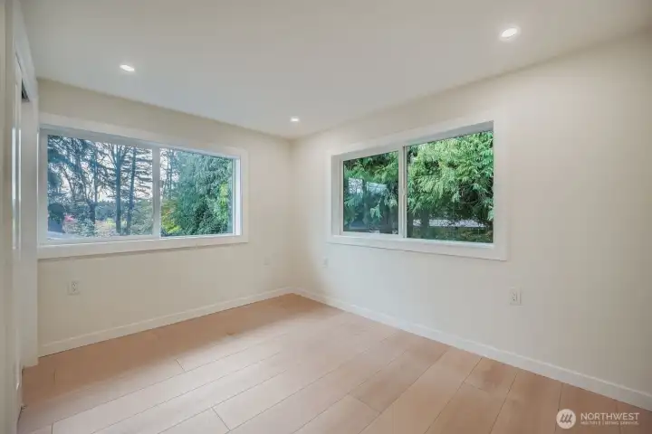 Upstairs is a great place for extended family.