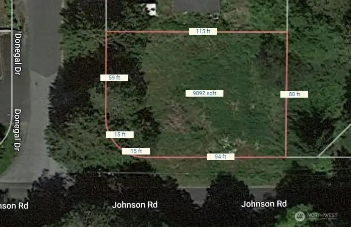 Amazing corner lot off of Johnson and Donegal Road with views of the PNW!